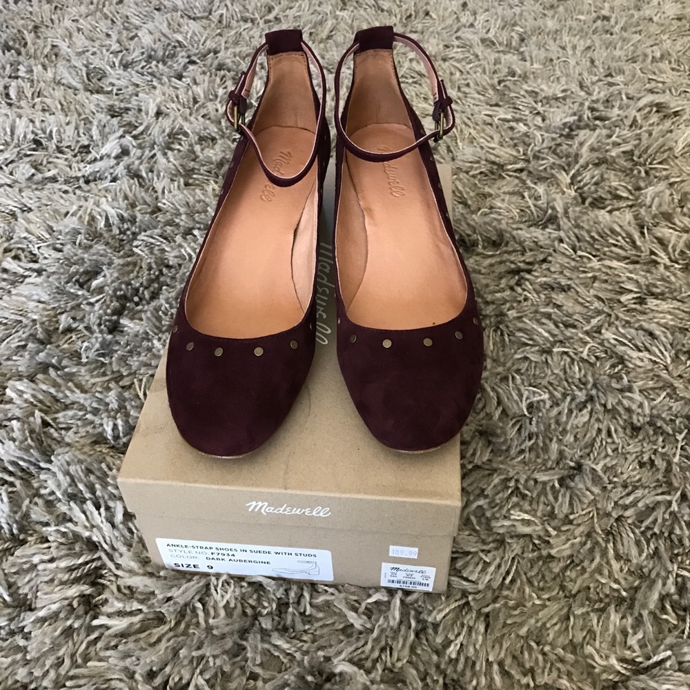 Madewell ankle strap shoes